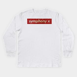 Symphony X - SIMPLE RED Kids Long Sleeve T-Shirt